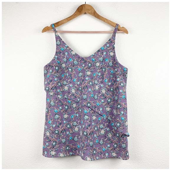 Cabi Scrollwork Floral Tank Size Small - Picture 6 of 12
